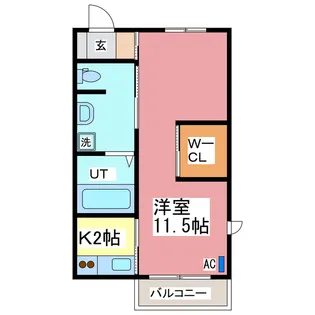 ShaMaison Akari B棟【2階】の間取り