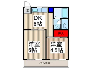 フローレンスマンション【3階】の間取り