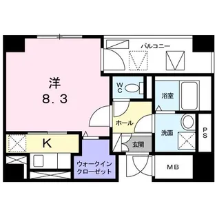 コルソデラモーダ【6階】の間取り