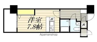 66 ギャランティー21博多【6階】の間取り
