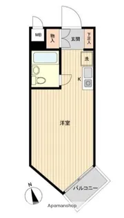 コンドミニアムメイ大倉山【2階】の間取り