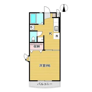 ベルハウスオレンジ【2階】の間取り