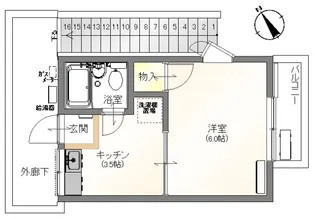 ホワイトヴィレッジ【2階】の間取り