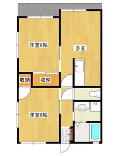 カーサ・ピエタ【2階】の間取り
