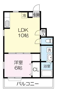 カーサフォレスタEast【1階】の間取り