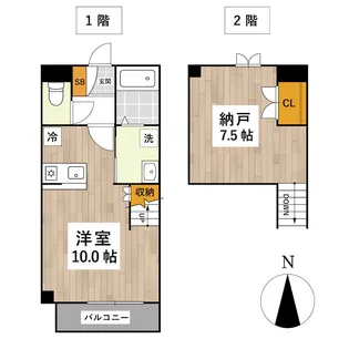 PRIMAVERA IZUMI【1階】の間取り