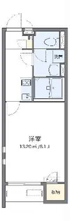 クレイノサンベル【1階】の間取り