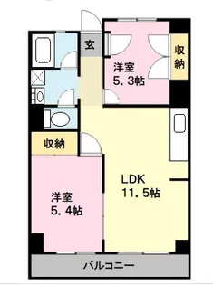 トヨダビル【4階】の間取り