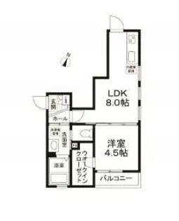 8th note【1階】の間取り
