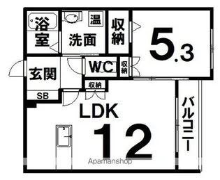 オリエンス【3階】の間取り