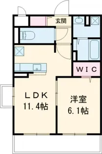 ブランヌーボー【1階】の間取り