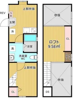 芦花公園の家【1階】の間取り