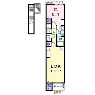 プレッソ 東加古川 I【2階】の間取り