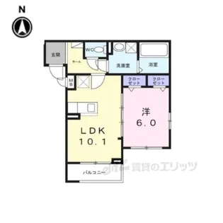 ラ・コリーヌ今福Z【3階】の間取り