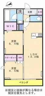 サンセベリアII【1階】の間取り