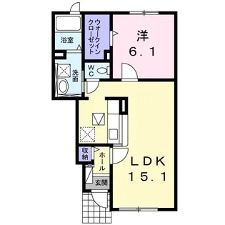 モルゲンロート【1階】の間取り