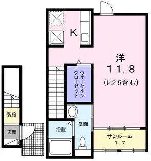 ミルエム【2階】の間取り