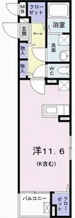 一刻館 北【3階】の間取り