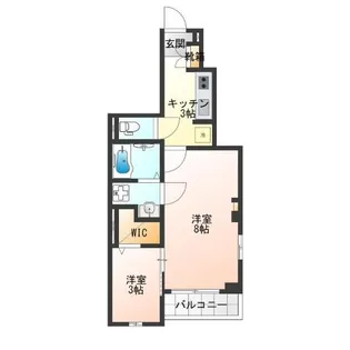 ヴィラ オーブ【1階】の間取り