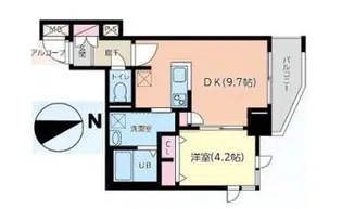 フィオーレ品川【5階】の間取り
