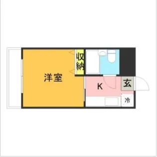 メゾン・ド・祇園【6階】の間取り