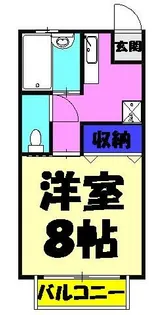 ヴィクトワール津田沼【2階】の間取り