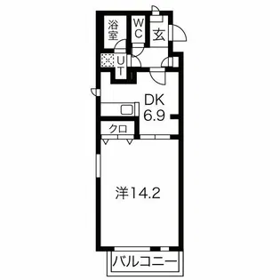 ディアーナM【3階】の間取り