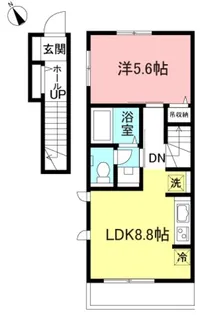 ウィステリア【2階】の間取り