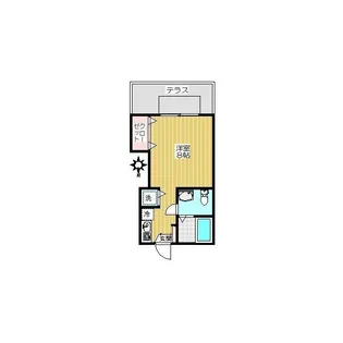 コンフォール新宿【1階】の間取り