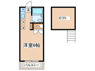 ドムス白糸台【2階】の間取り