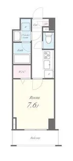 プレミアータ ルーチェ【7階】の間取り