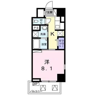 ライト・アベニュー【4階】の間取り