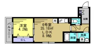 レアリゼ松戸【2階】の間取り