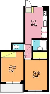 ドゥエル石川【3階】の間取り