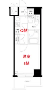 ルーブル川崎貝塚弐番館【4階】の間取り