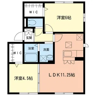 サンローズ鵠沼F【1階】の間取り