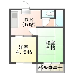 前畑ガーデンハイツ【2階】の間取り