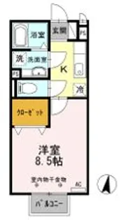 サニーコート丸領A【2階】の間取り