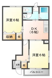 ルーミナス【1階】の間取り