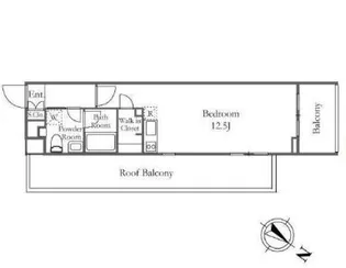 THE LUDLOW NAKAMEGURO【4階】の間取り