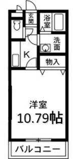 Est Viale エストヴィアーレ【3階】の間取り