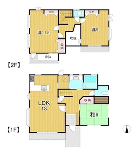 茨城県日立市大沼町3【一戸建】の間取り