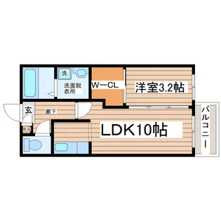 グランドリームII【2階】の間取り
