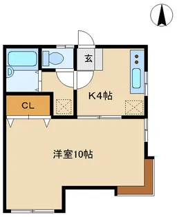 エクシード【1階】の間取り