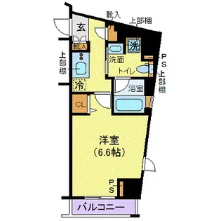 XEBEC千鳥町【5階】の間取り