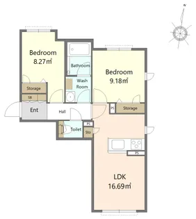 パプリカ【1階】の間取り