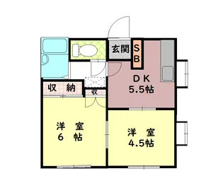 パルフォ【1階】の間取り