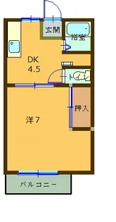 サンライズAOI【2階】の間取り