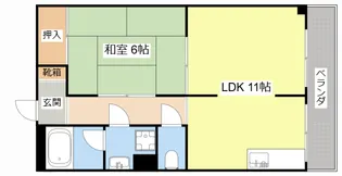 市兵衛第1ビル【3階】の間取り