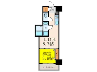 クローバー・グランツ都島【6階】の間取り